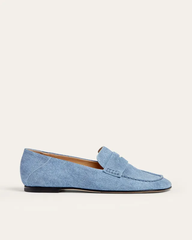 Drew Loafer, Denim Leather sold by Dear Frances