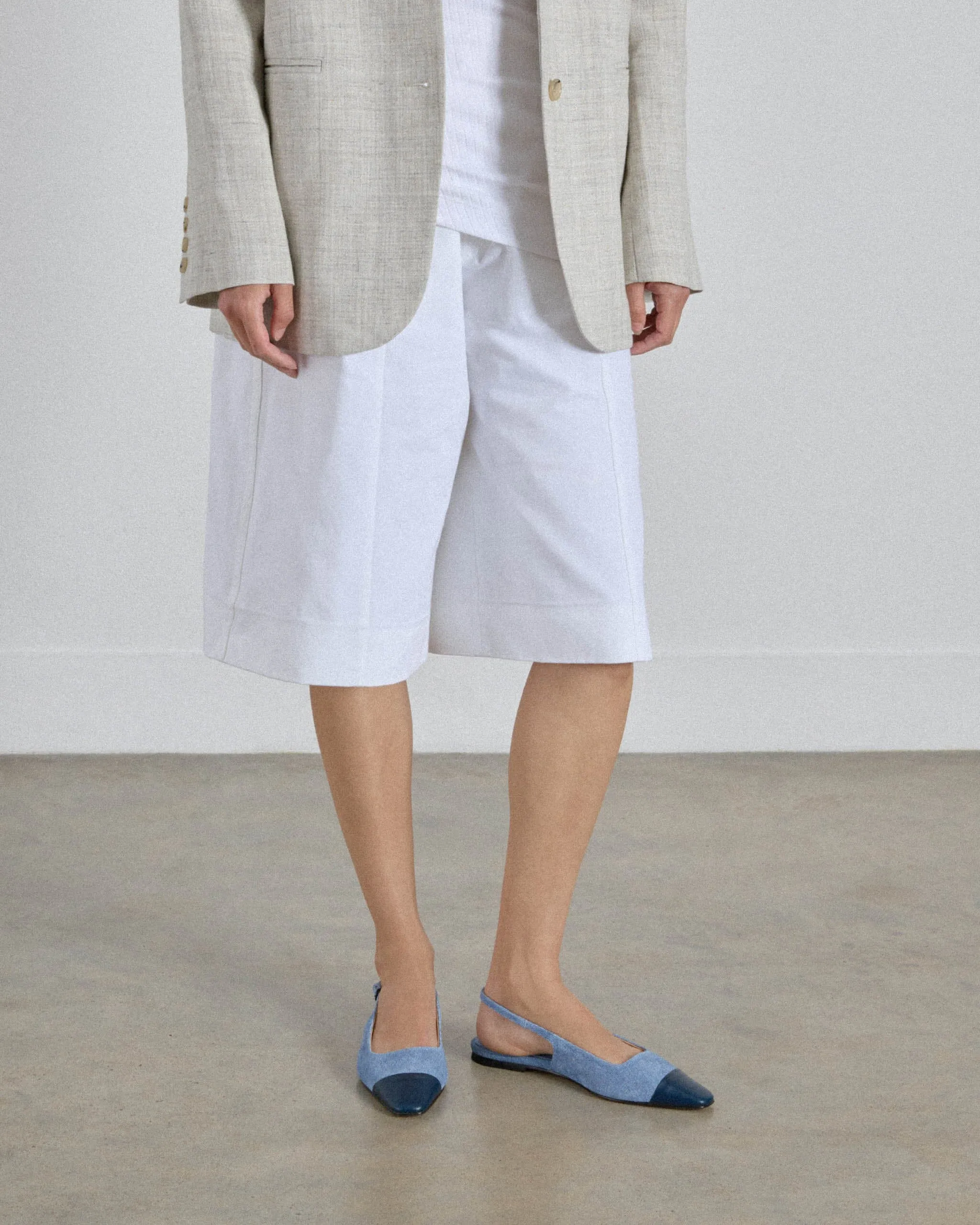 Tia Slingback, Denim Leather sold by Dear Frances product image thumbnail 4