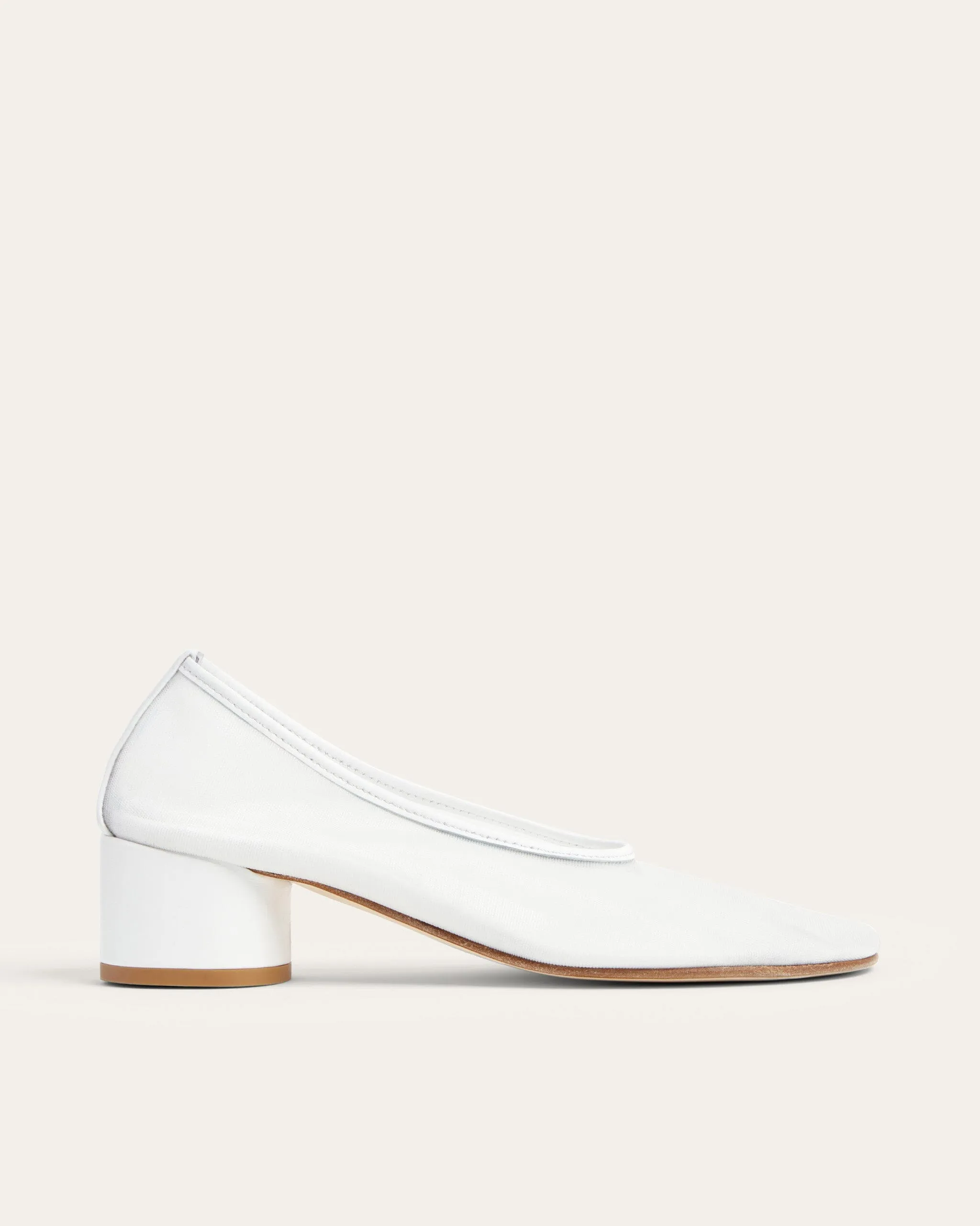 Balla Pump, White Mesh sold by Dear Frances