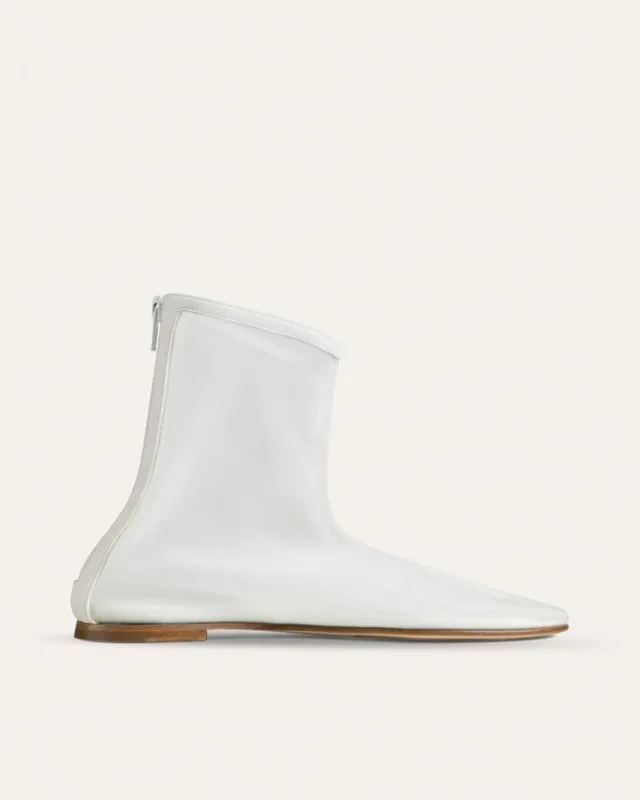 Balla Bootie, White Mesh sold by Dear Frances