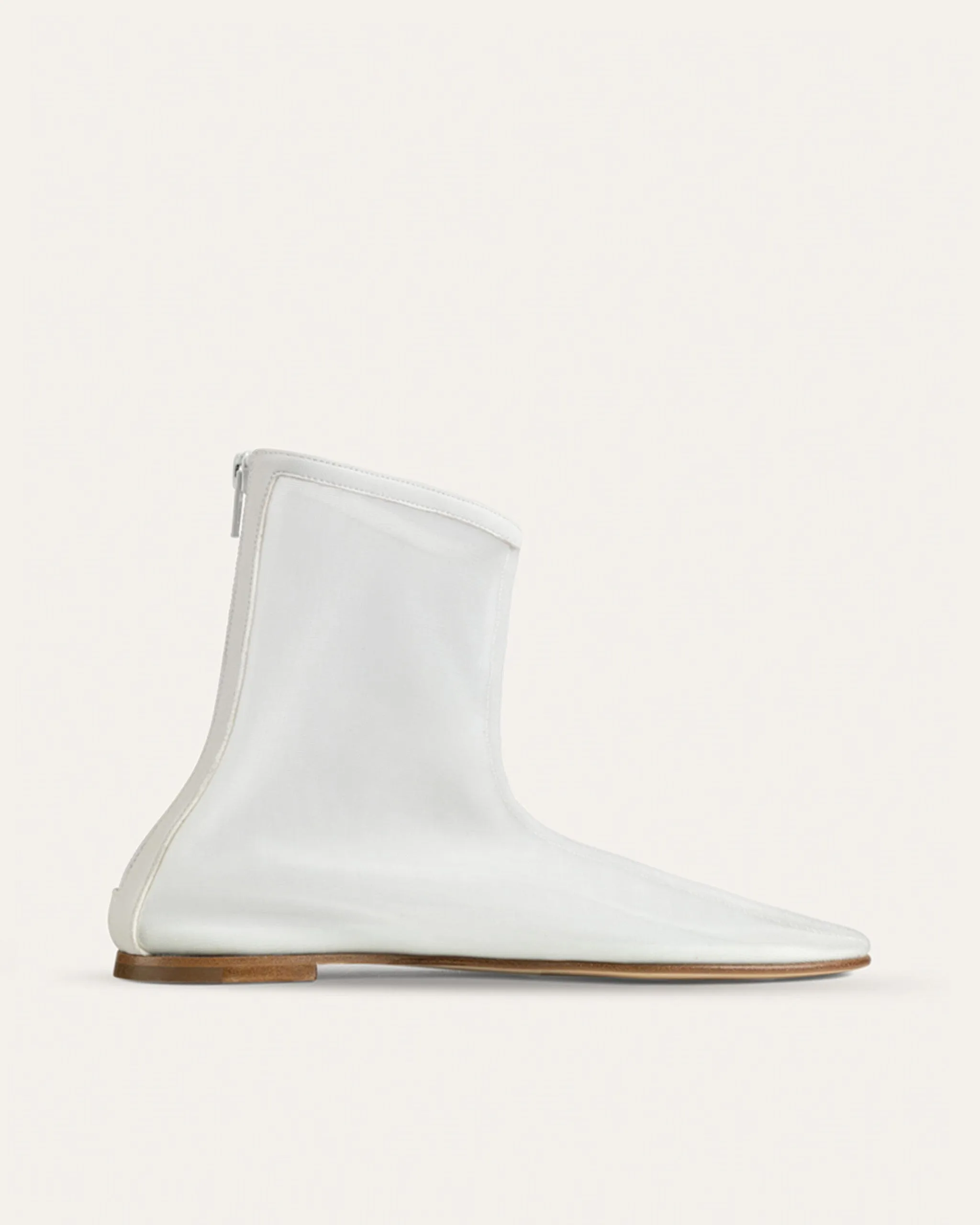 Balla Bootie, White Mesh sold by Dear Frances