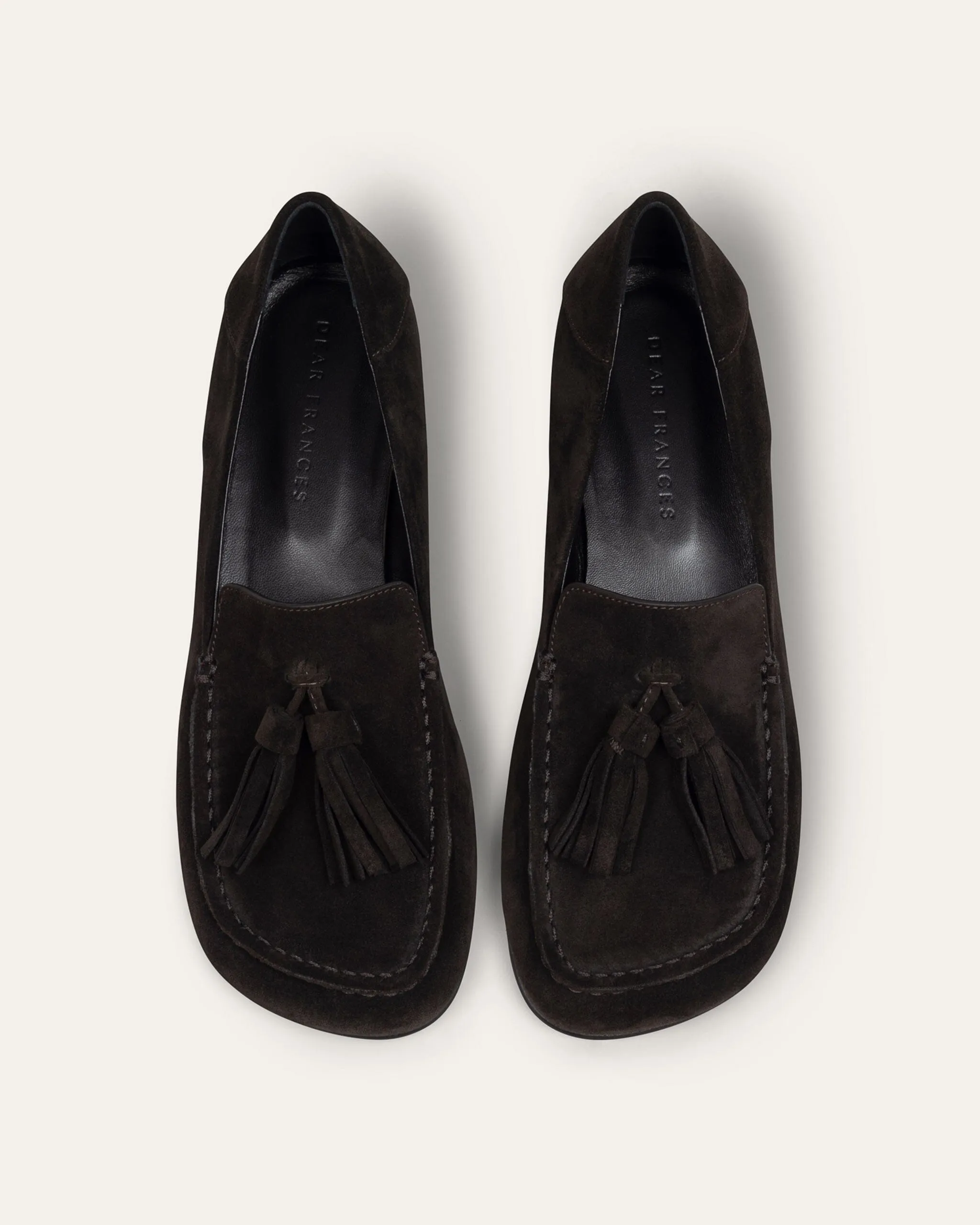 Drew Tassels, Brown Suede sold by Dear Frances product image thumbnail 2