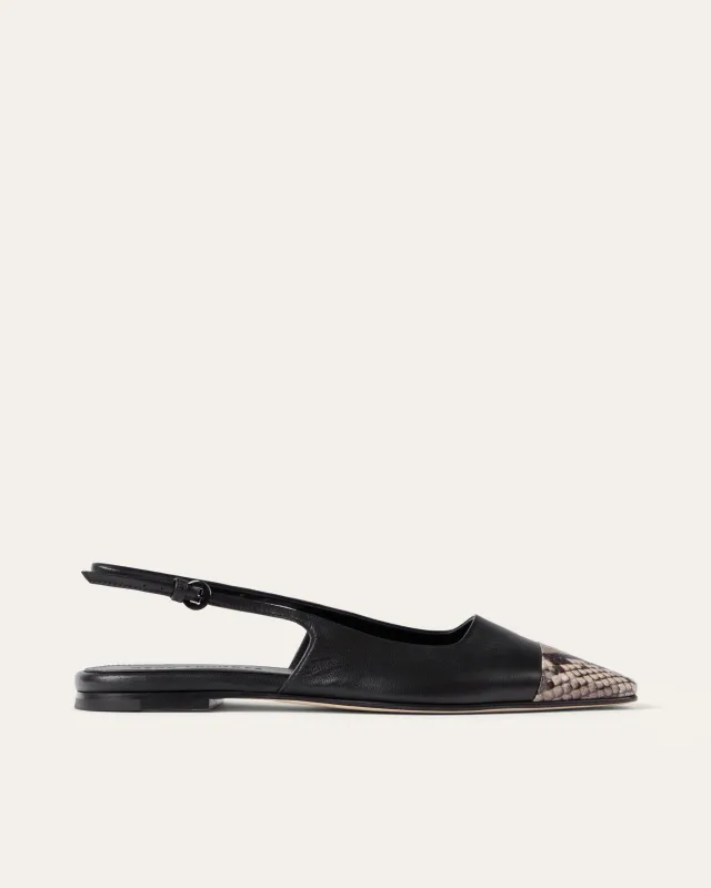 Tia Slingback, Python sold by Dear Frances