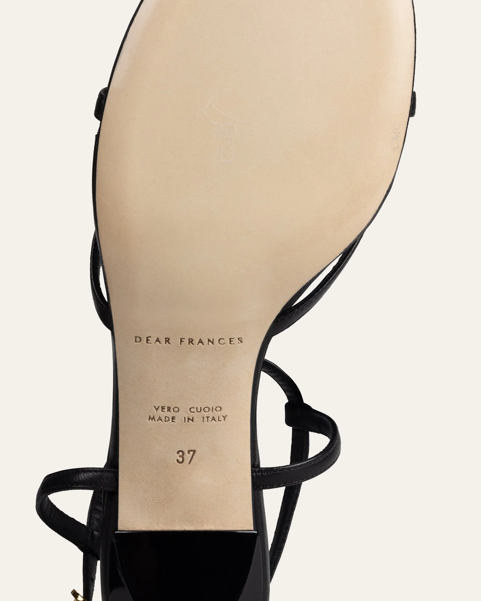 Tee Sandal, Black sold by Dear Frances product image thumbnail 3