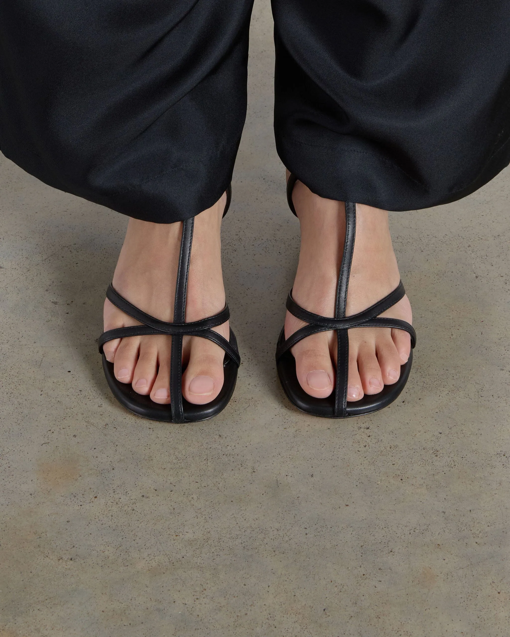 Tee Sandal, Black sold by Dear Frances product image thumbnail 4