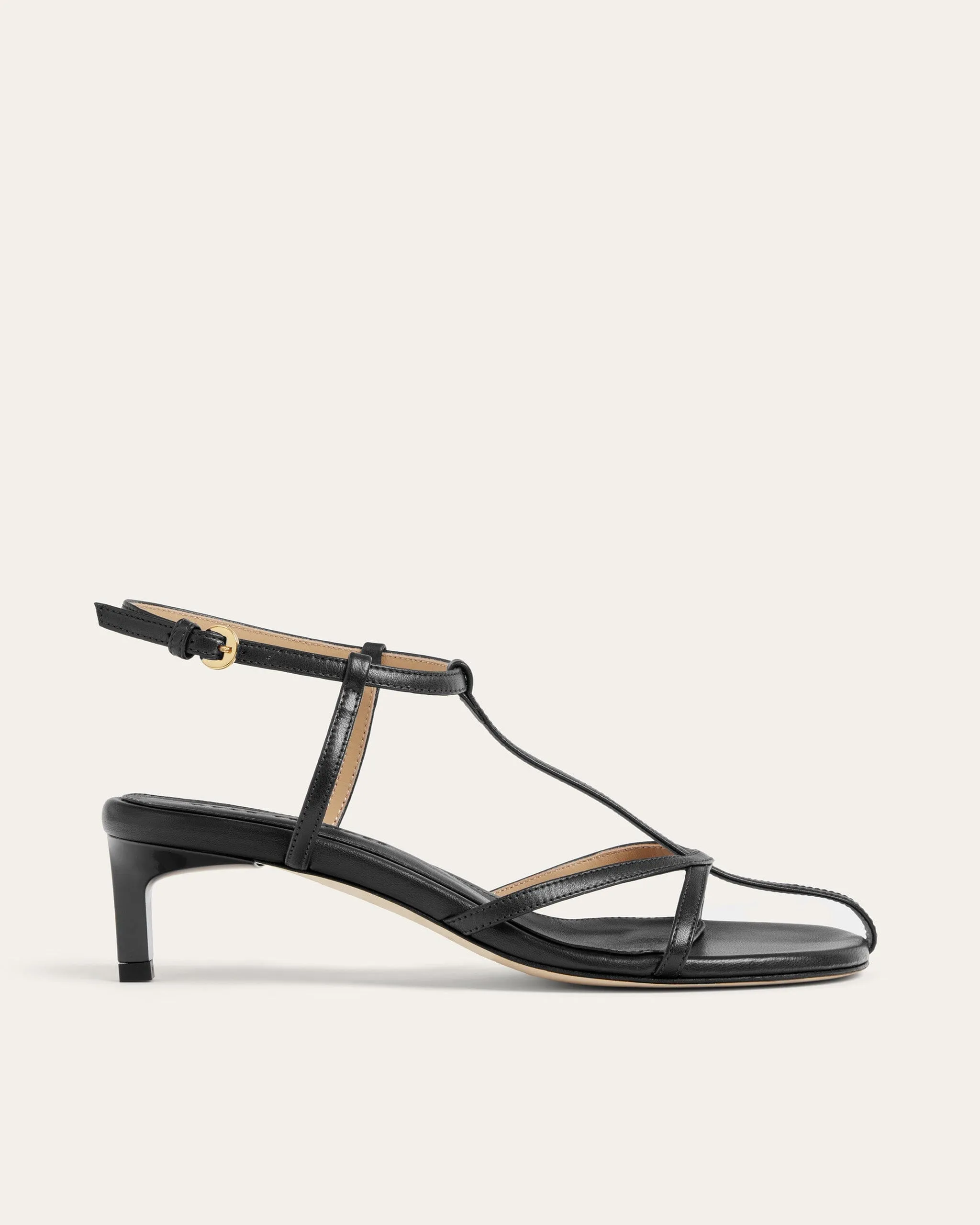Tee Sandal, Black sold by Dear Frances