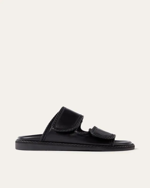 Braided Slide, Black sold by Dear Frances