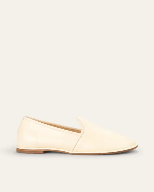 Cigar Loafer, Crema sold by Dear Frances
