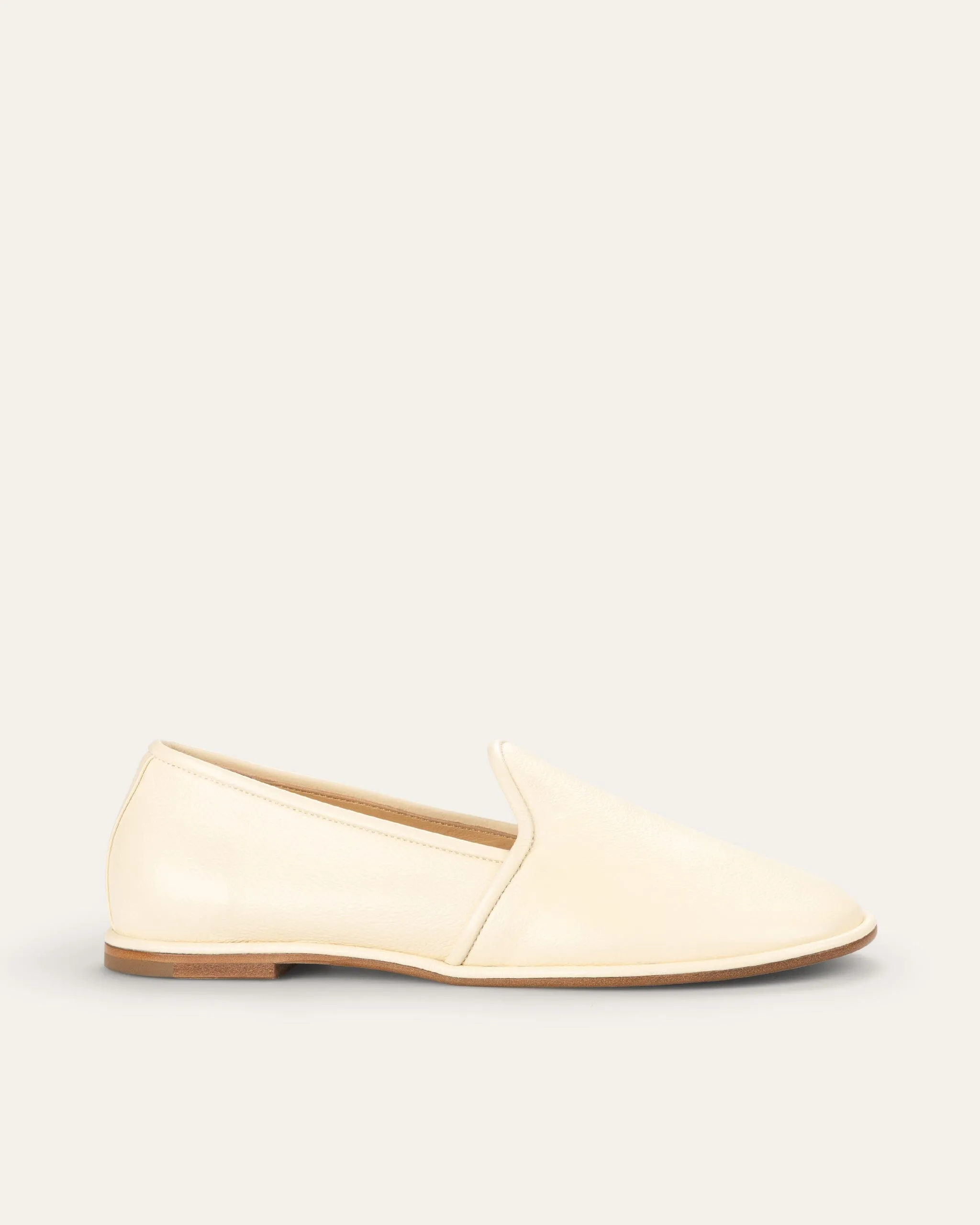 Cigar Loafer, Crema sold by Dear Frances