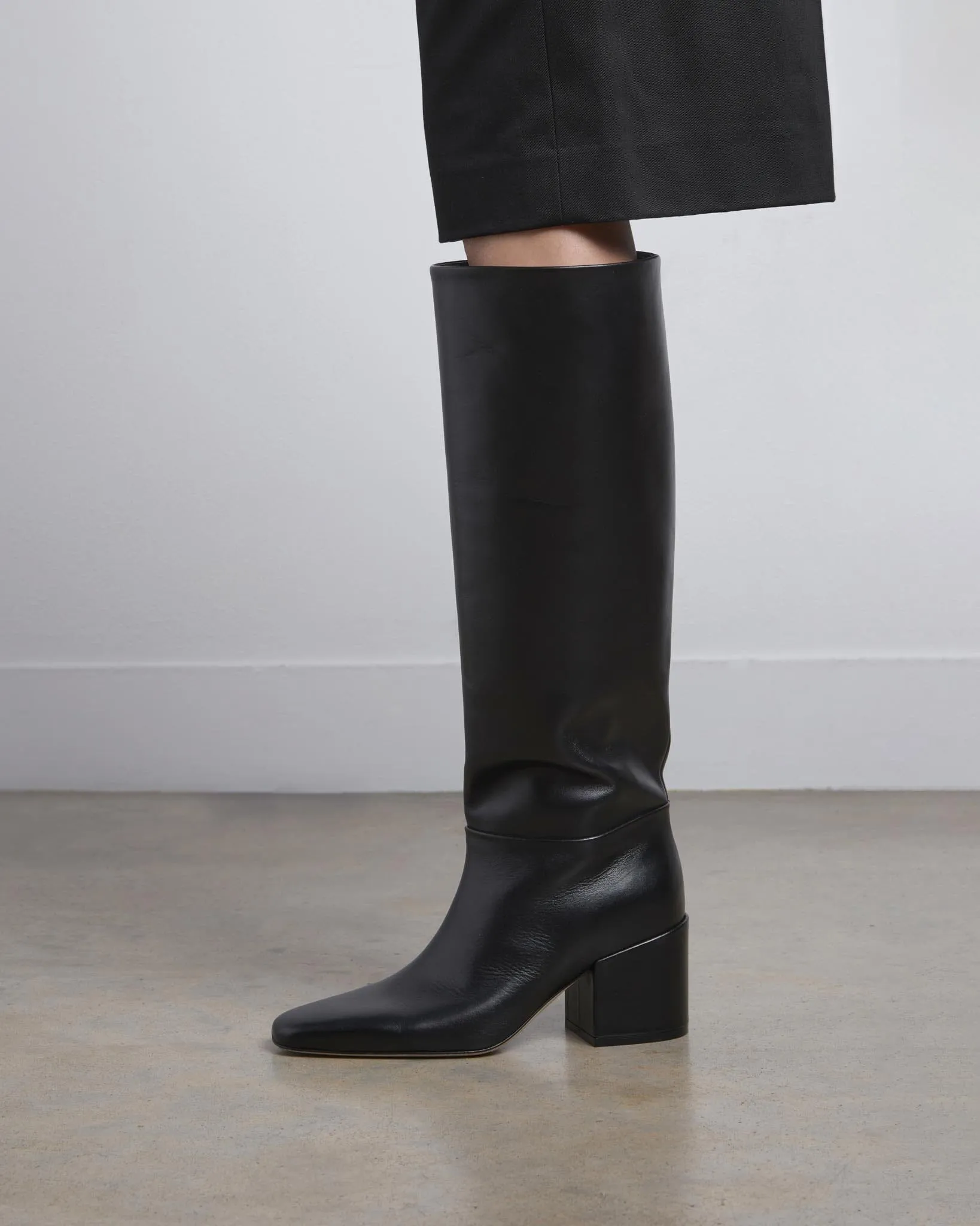 Alma Knee Boot, Black sold by Dear Frances product image thumbnail 5