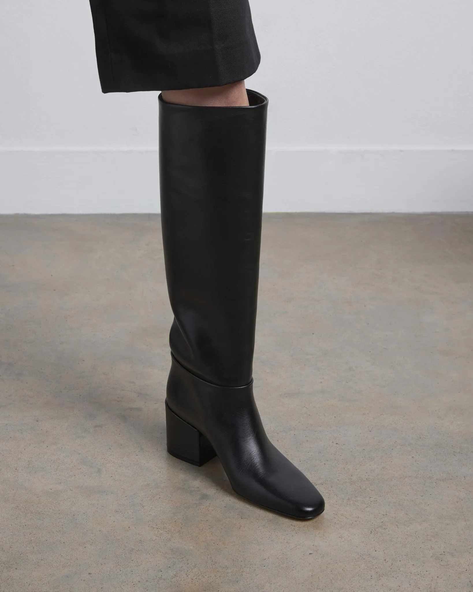 Alma Knee Boot, Black sold by Dear Frances product image thumbnail 4