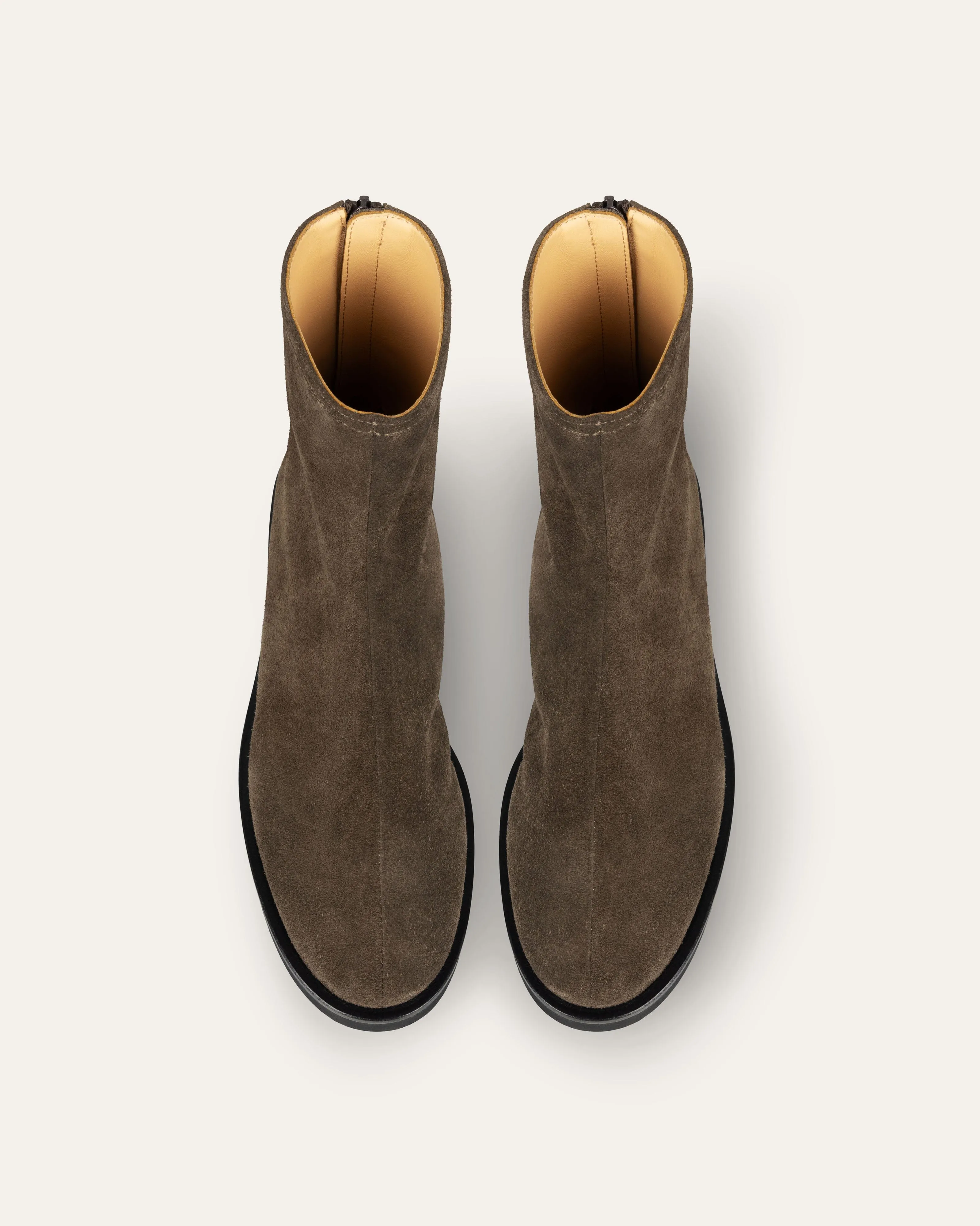 Joss Bootie, Truffle Suede sold by Dear Frances product image thumbnail 2