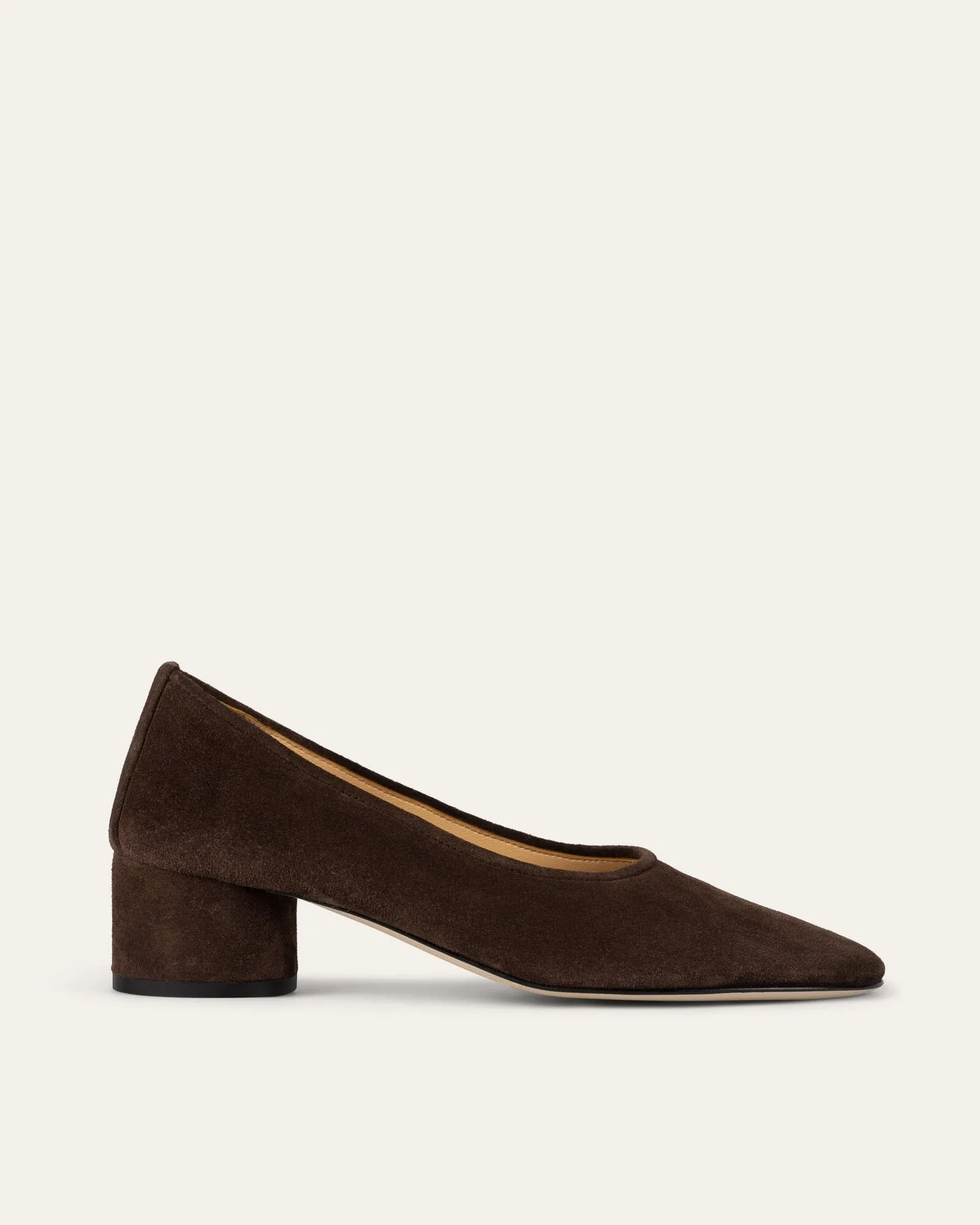 Balla Pump, Chocolate Suede sold by Dear Frances
