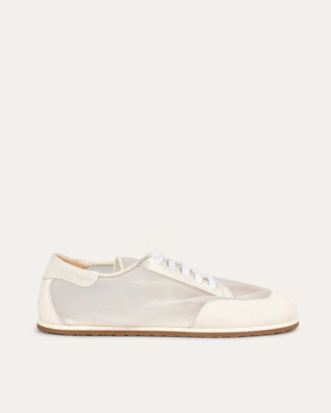 Balla Trainer, White Suede sold by Dear Frances