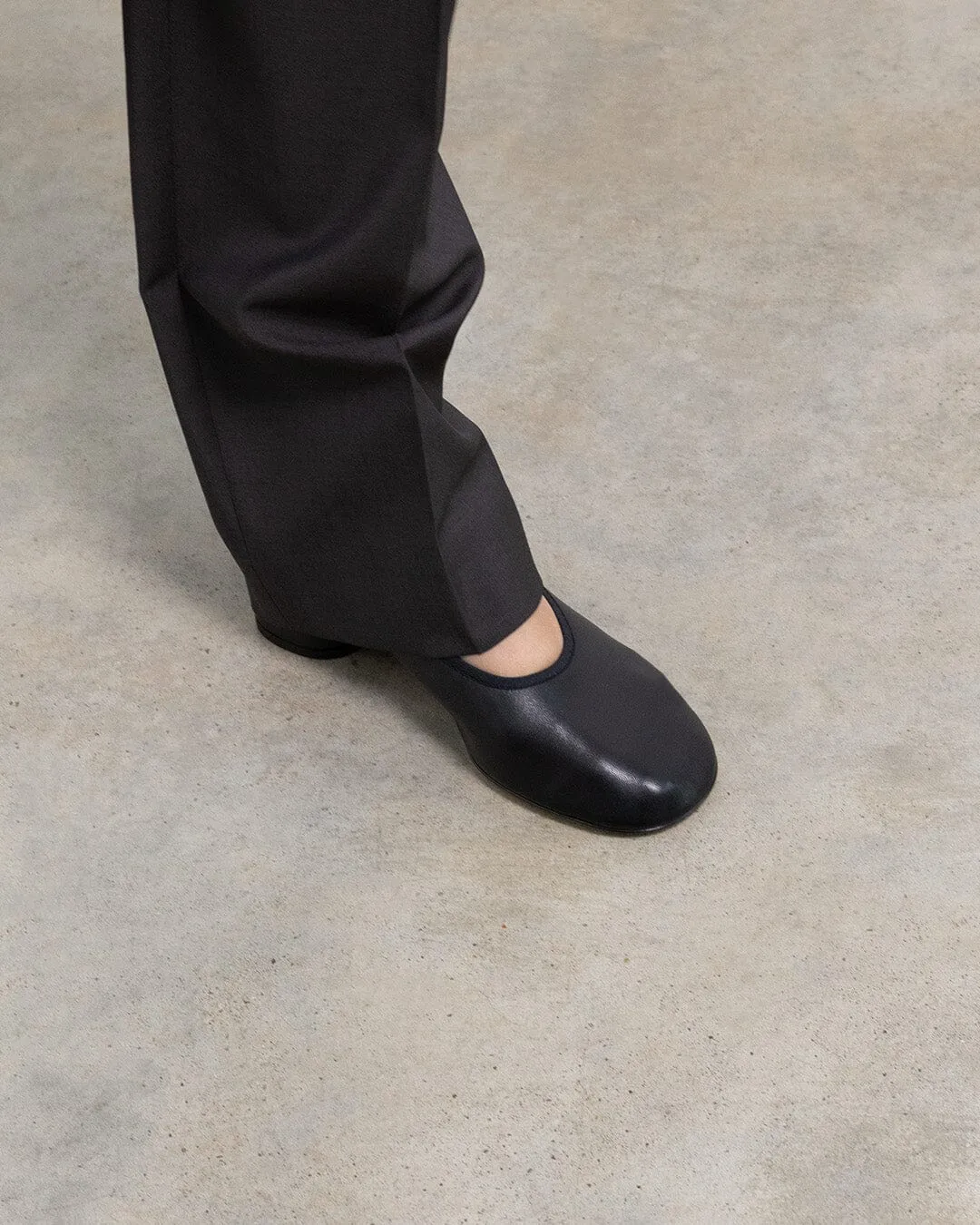 Balla Pump Scrunch, Black Leather sold by Dear Frances product image thumbnail 3