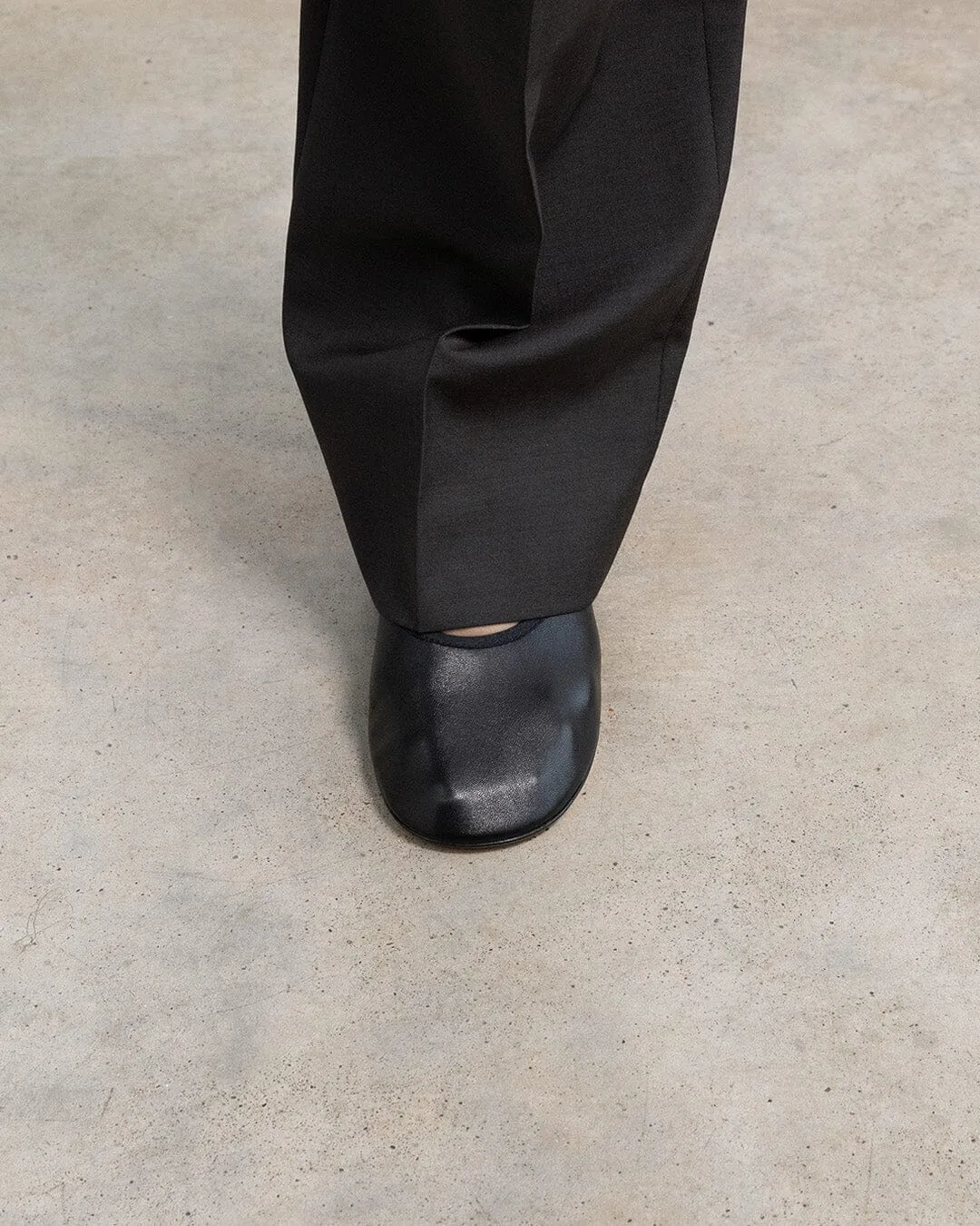 Balla Pump Scrunch, Black Leather sold by Dear Frances product image thumbnail 4