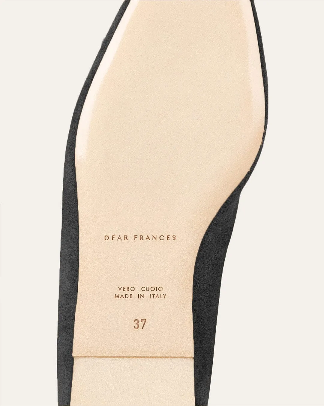 Topo Flat, Charcoal Suede sold by Dear Frances product image thumbnail 5