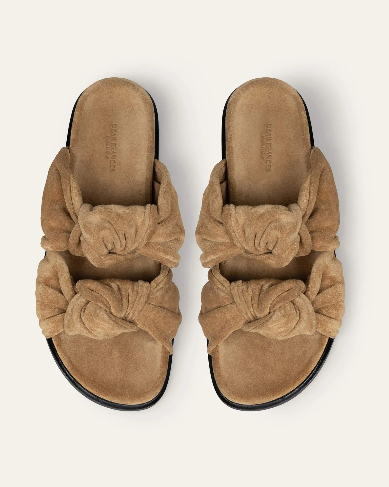 Tye Slide, Caramel Suede sold by Dear Frances product image thumbnail 2