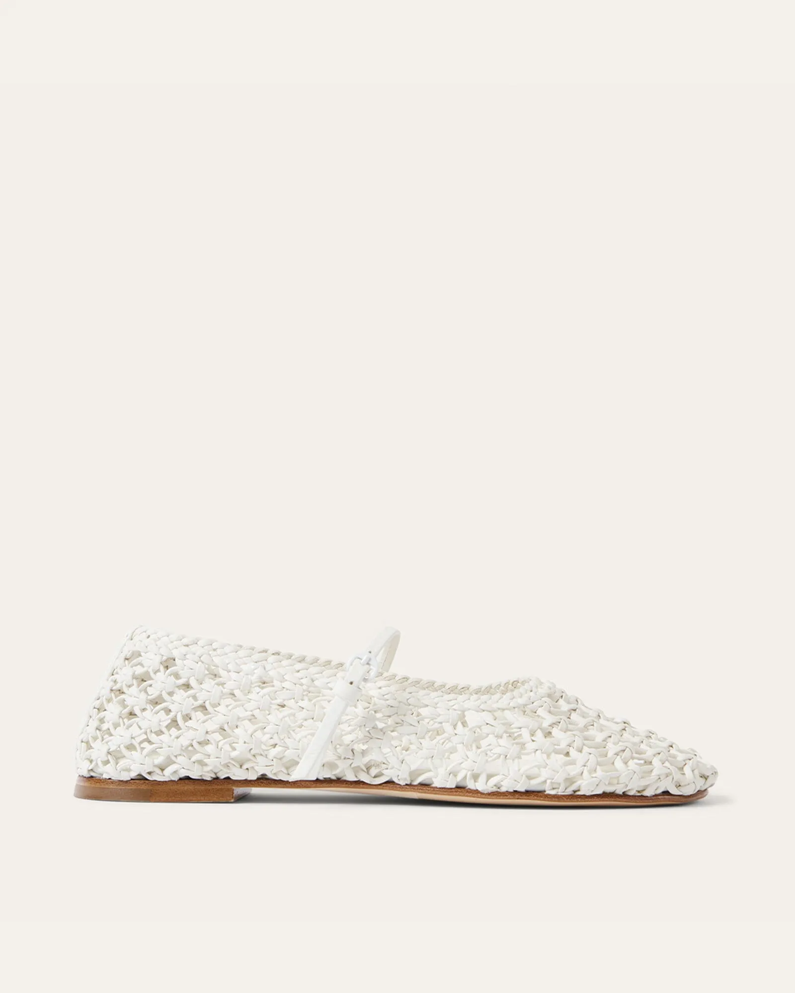 Balla Weave Strap, White sold by Dear Frances