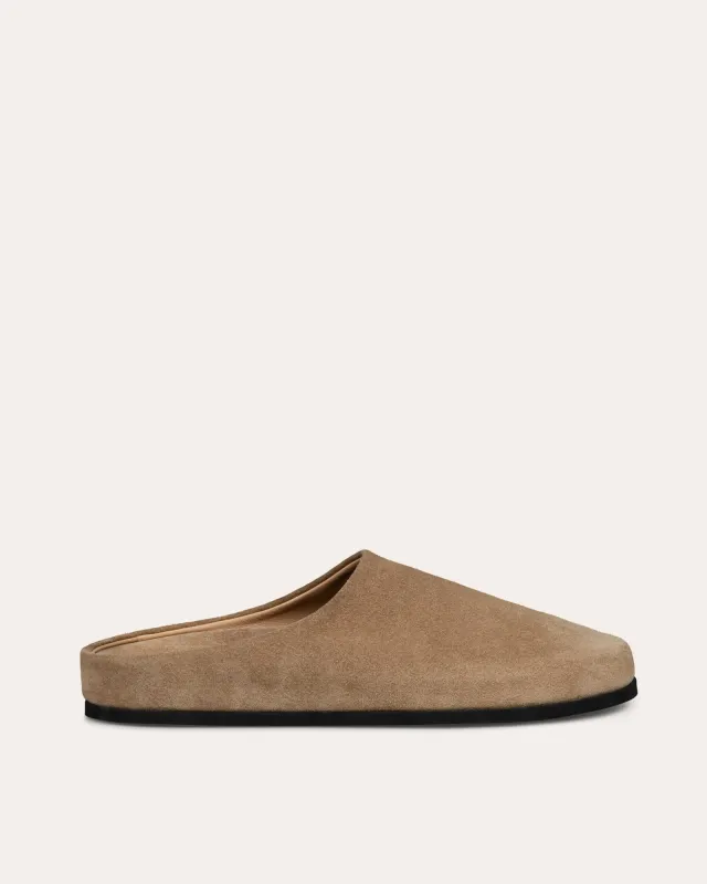 Vico Mule, Caramel Suede made by Dear Frances