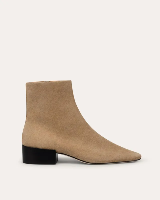 Canyon Bootie, Caramel Suede made by Dear Frances