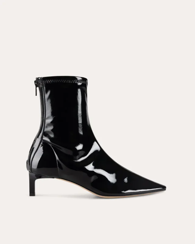 Topo Bootie, Black Patent made by Dear Frances