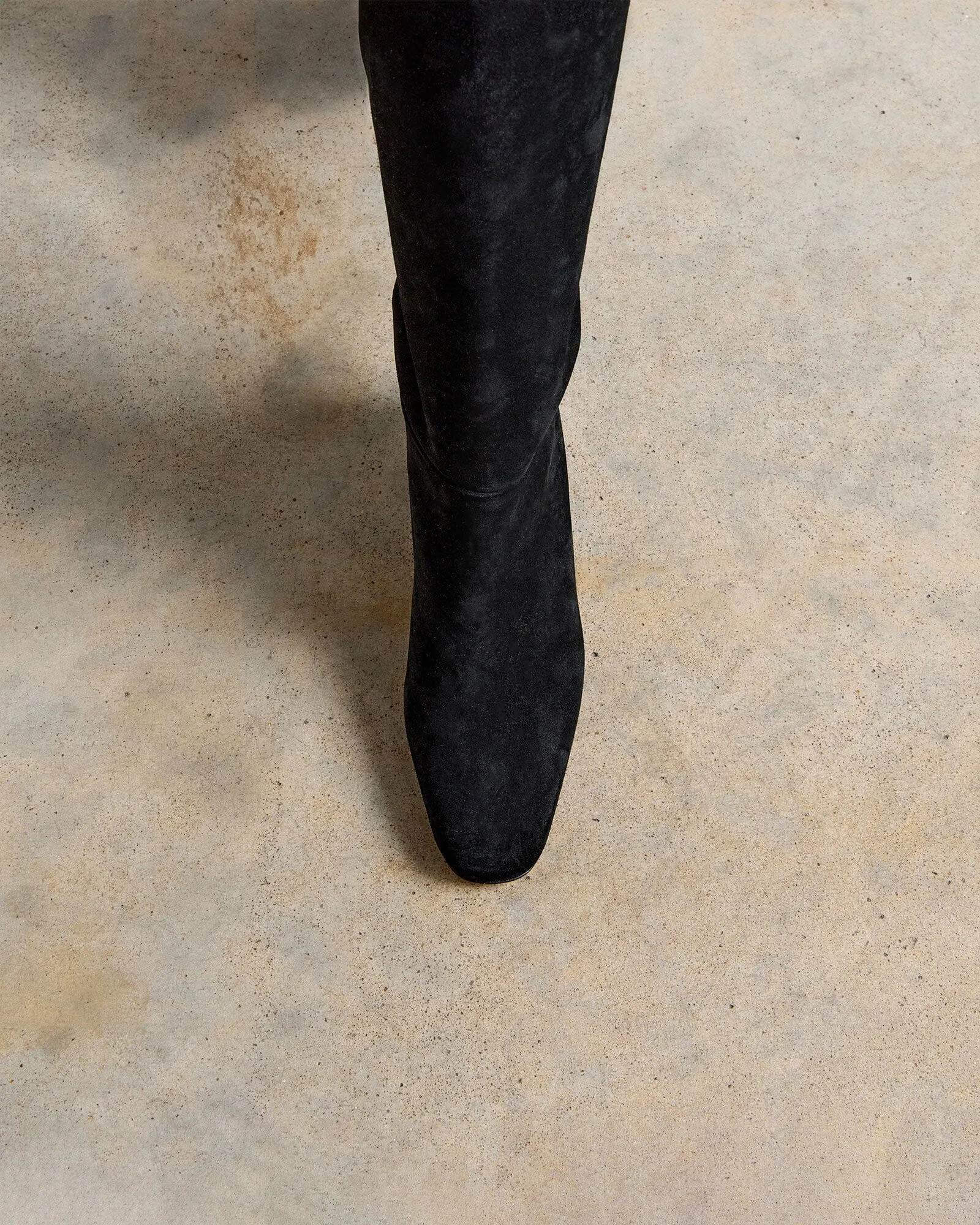 Alma Knee Boot, Black Suede sold by Dear Frances product image thumbnail 3