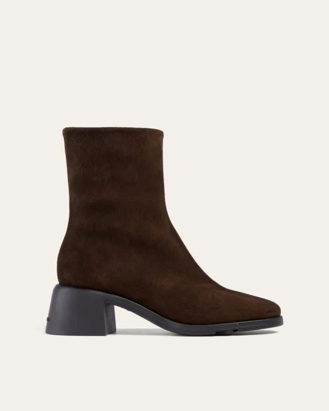 Sloane Boot, Espresso Millerighe sold by Dear Frances