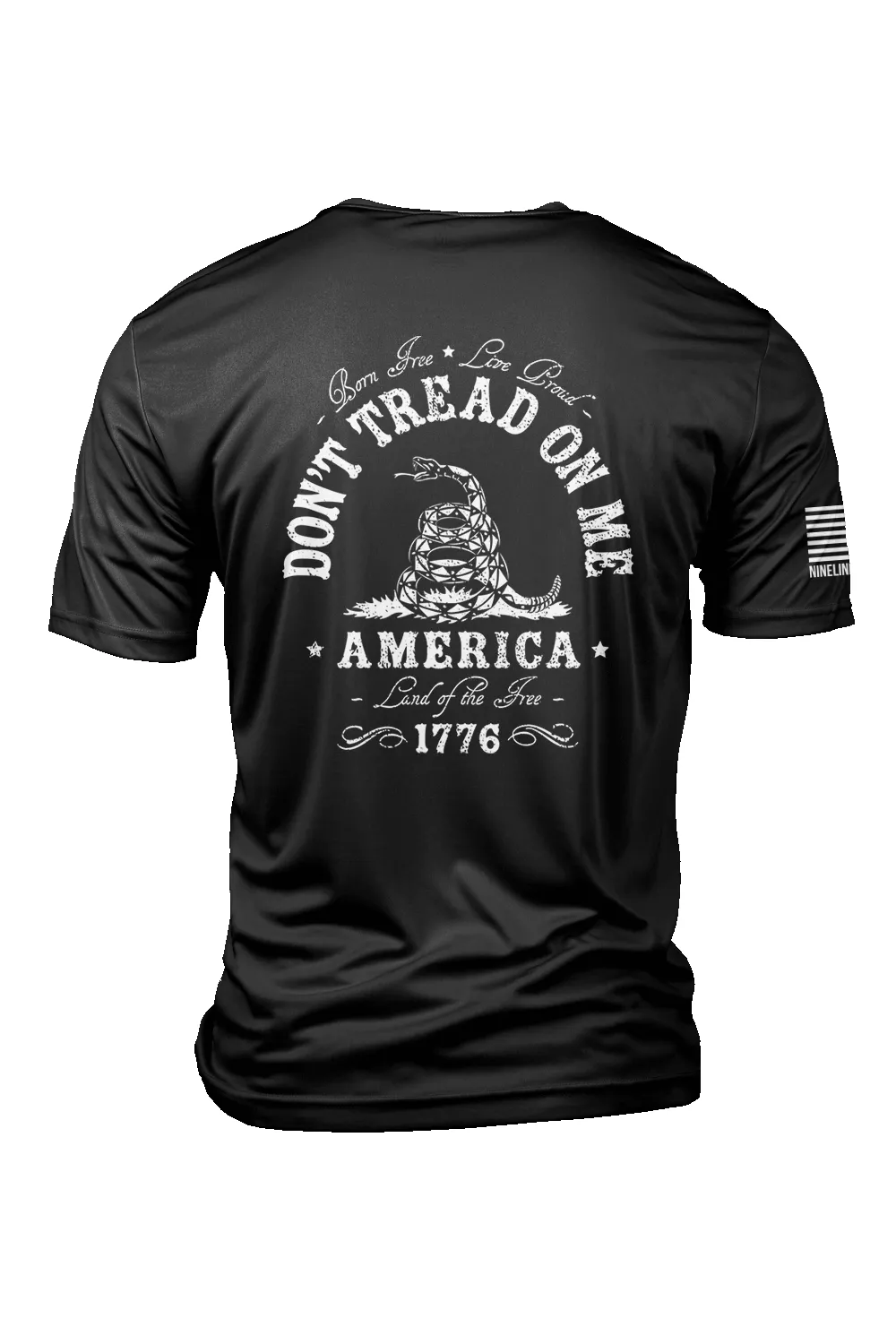 Don't Tread On Me - Moisture Wicking T-Shirt sold by Nine Line