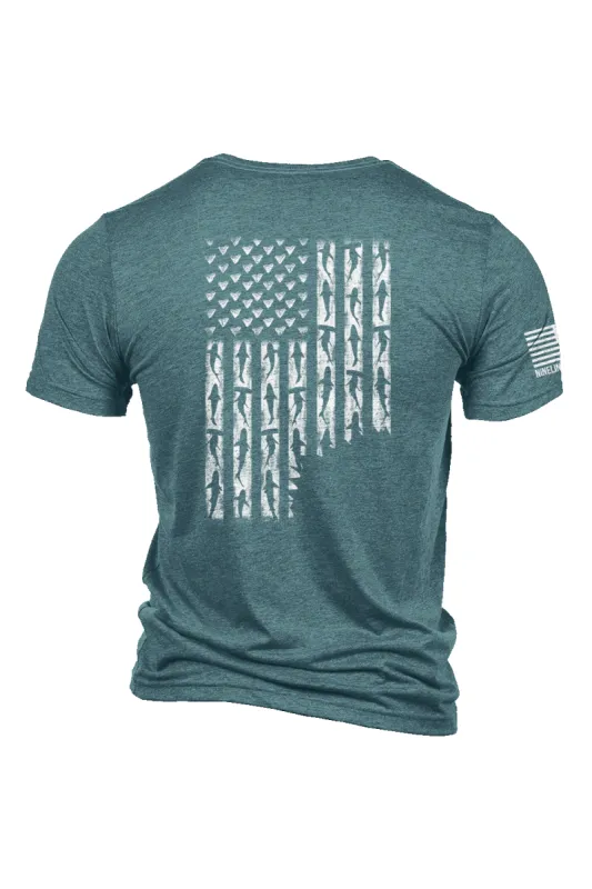 Shark Flag - T-Shirt sold by Nine Line