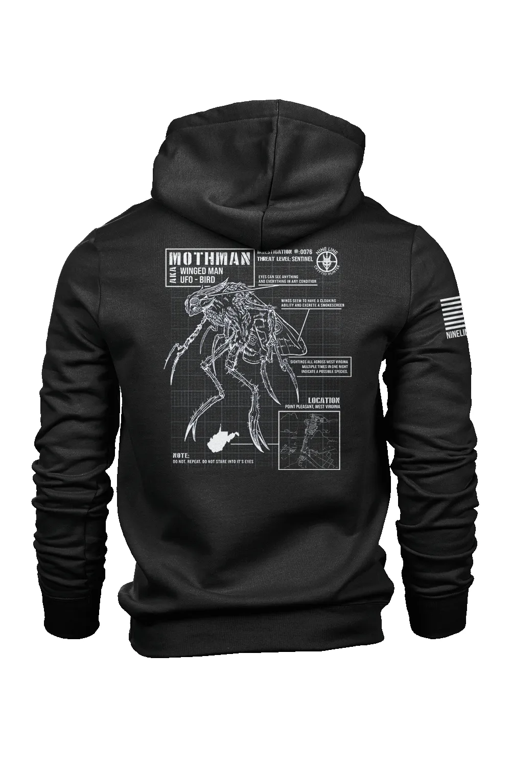 Mothman - Hoodie sold by Nine Line