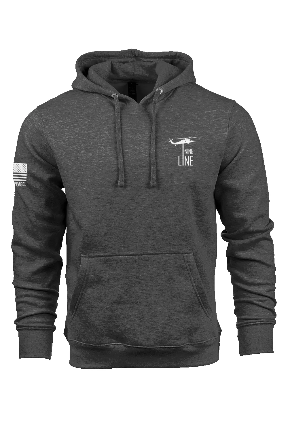 American Flag Schematic - Hoodie sold by Nine Line product image thumbnail 4