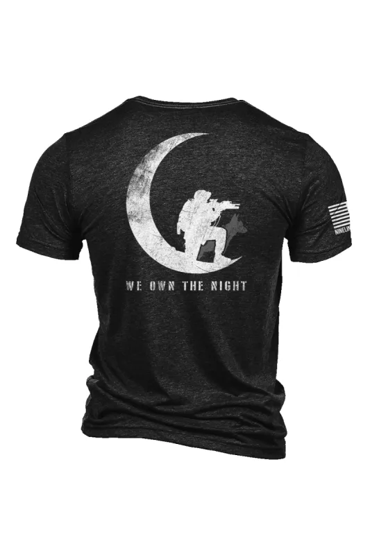 We Own the Night - T-Shirt sold by Nine Line