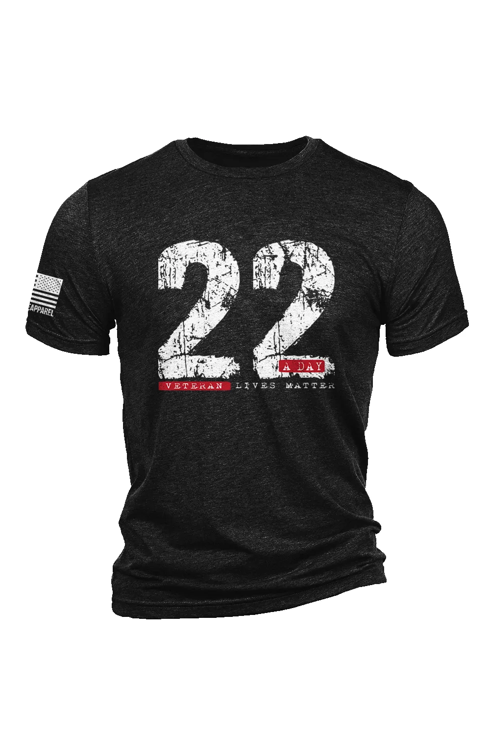 22 A Day - T-Shirt sold by Nine Line