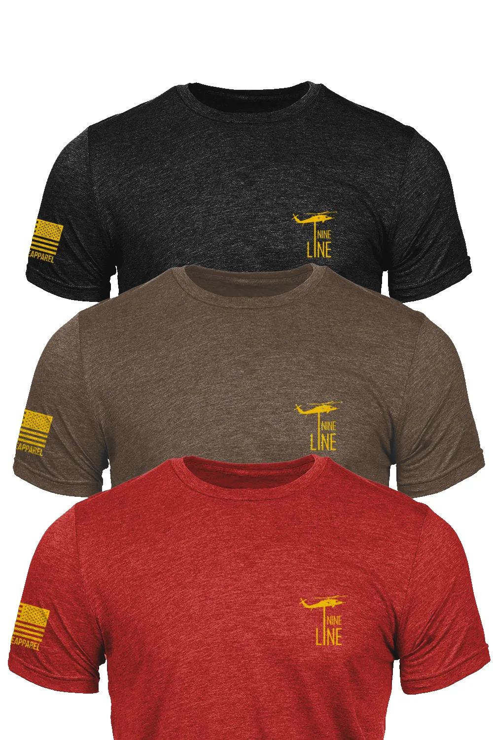 Gold Pack - T-Shirt 3-Pack sold by Nine Line
