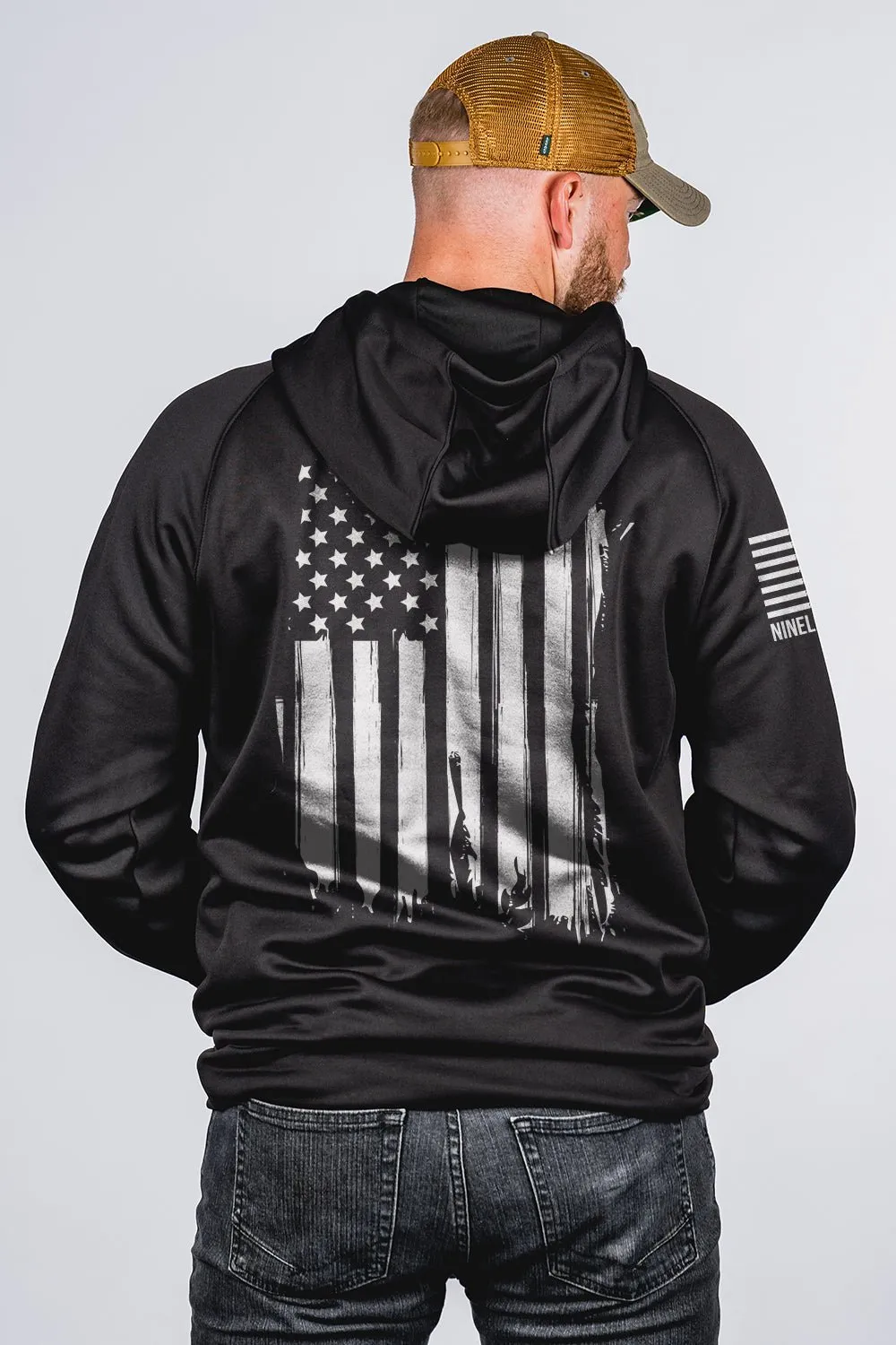 Raglan Tailgater Hoodie - America sold by Nine Line