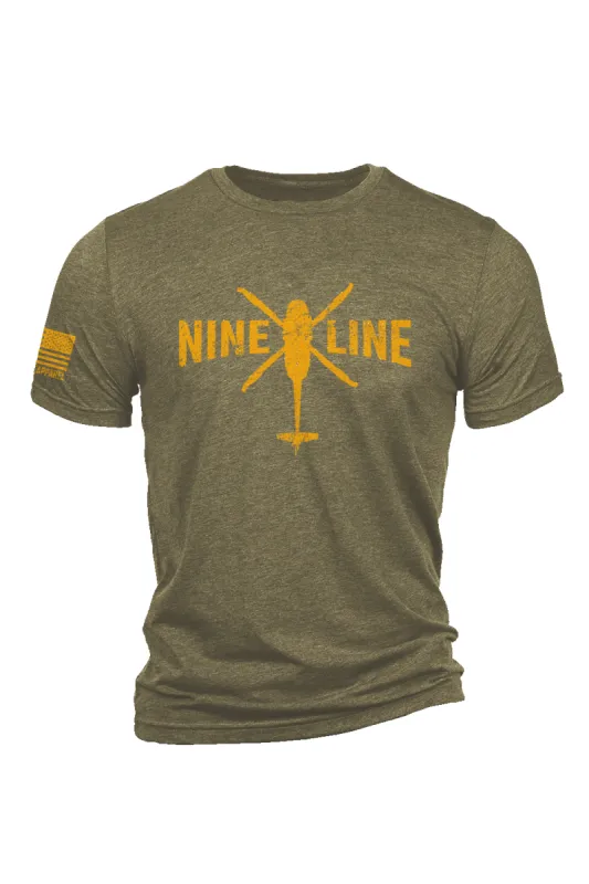 Nine Line Helo - T-Shirt sold by Nine Line