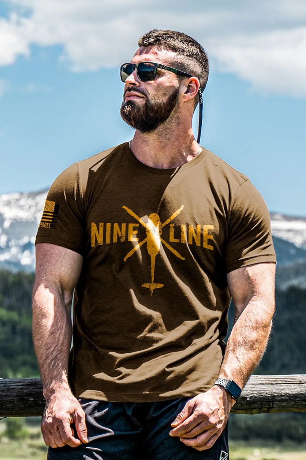 Nine Line Helo - T-Shirt sold by Nine Line product image thumbnail 5