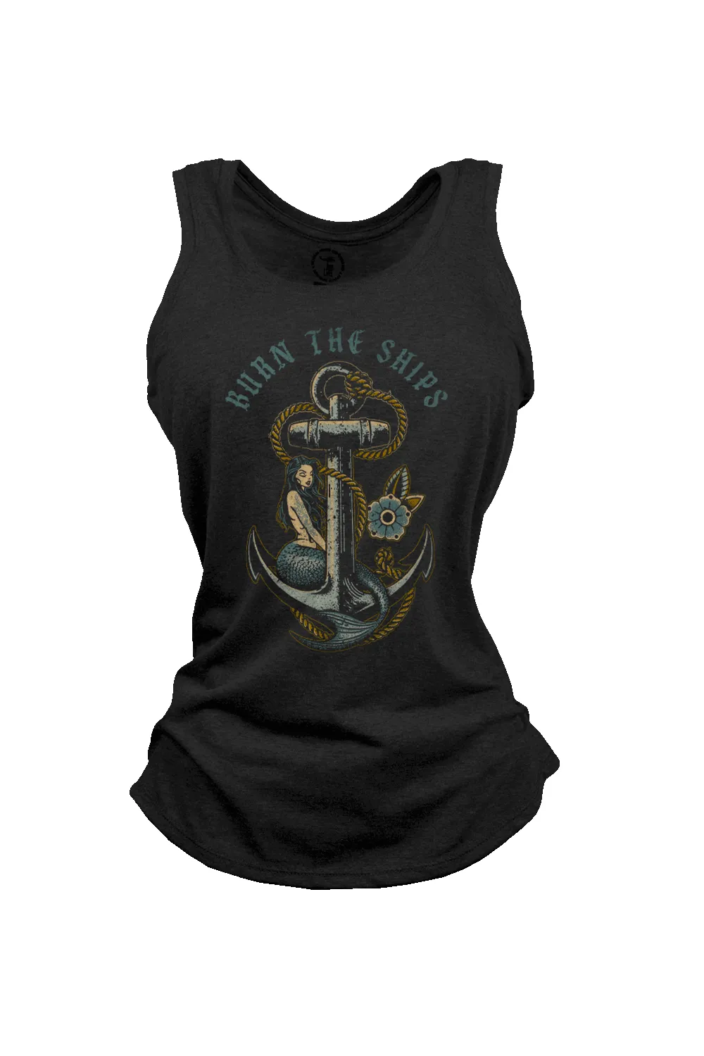 Burn the Ships - Women's Racerback Tank sold by Nine Line