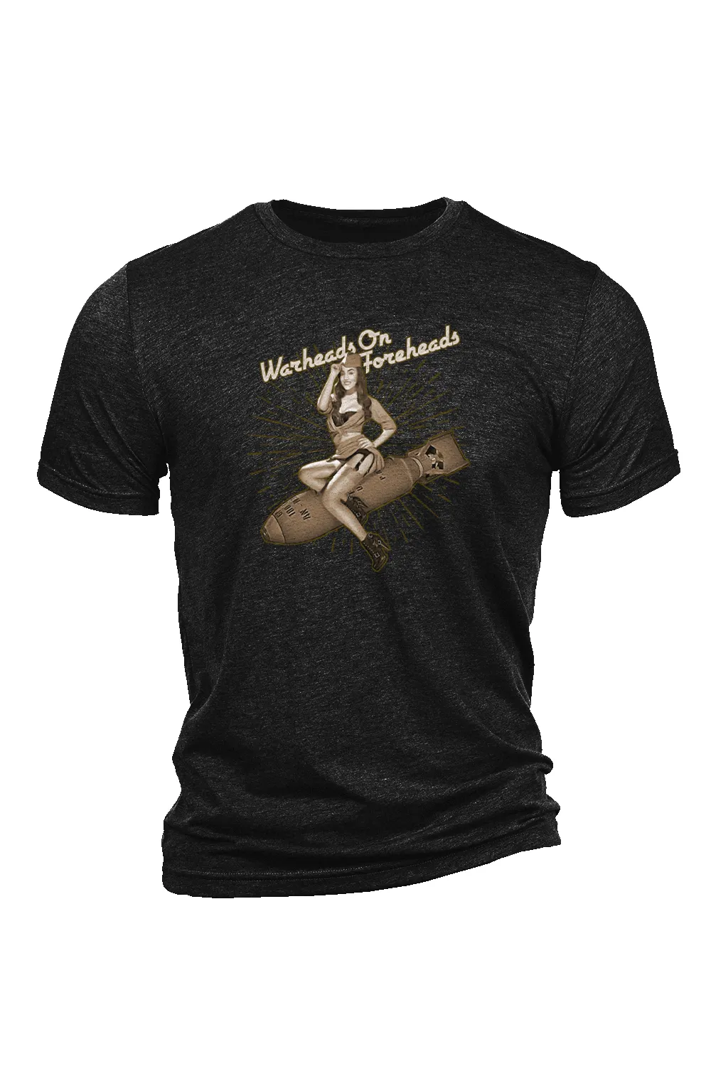 Enlisted 9 - Tri-Blend T-Shirt - Warheads on Foreheads sold by Nine Line