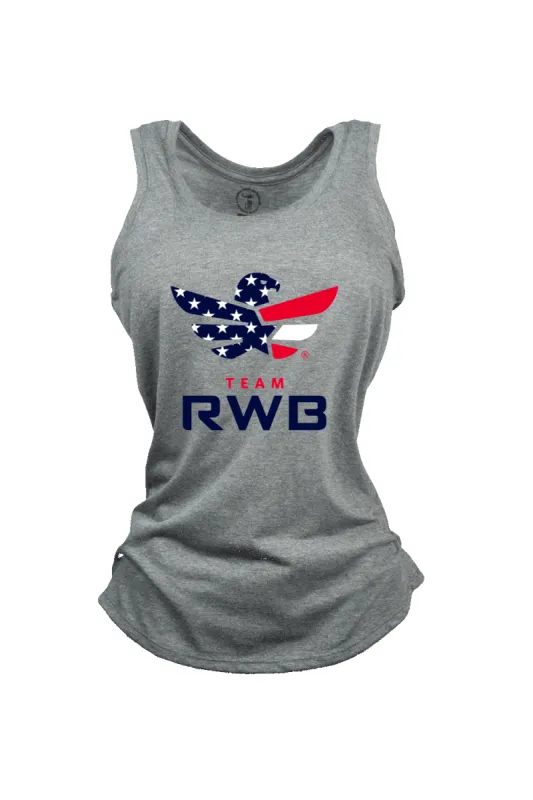 Women's Racerback Tank - Team RWB Eagle Flag sold by Nine Line