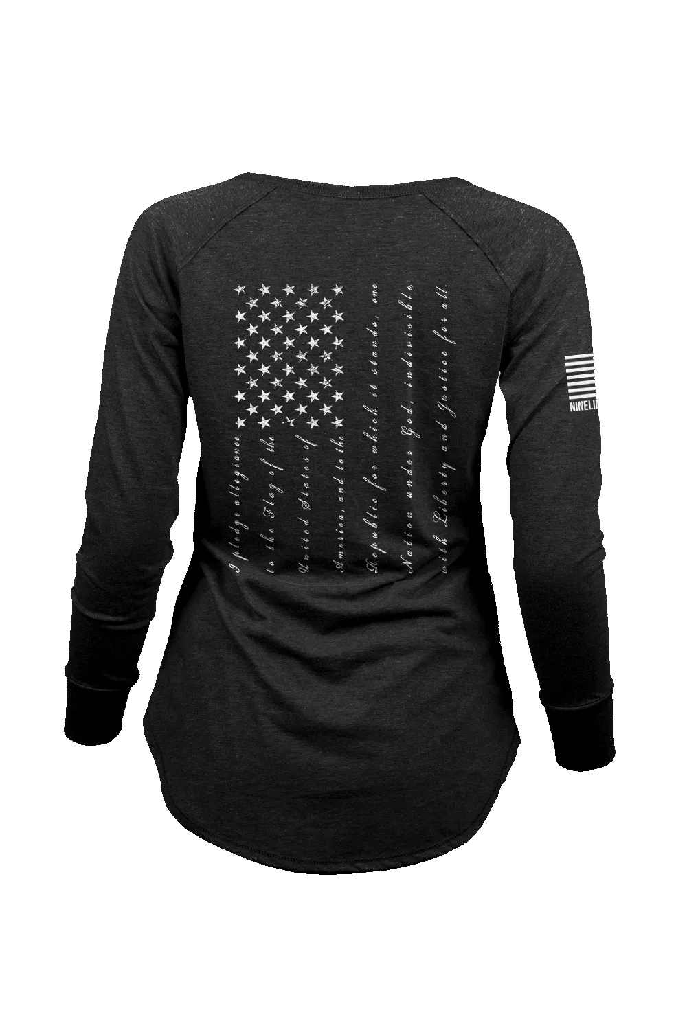 The Pledge - Women's Long-Sleeve Shirt sold by Nine Line product image thumbnail 3