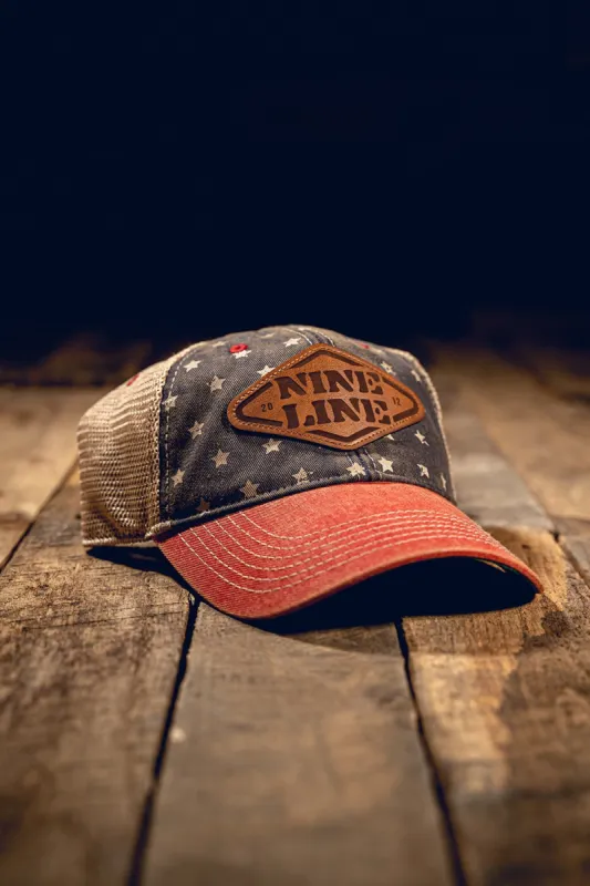 Old Favorite Trucker Hat Stencil Patch Collection sold by Nine Line