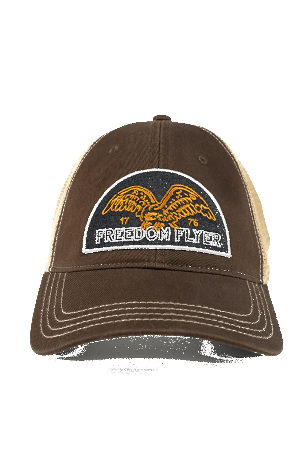 Freedom Flyer Washed Richardson Trucker Hat sold by Nine Line