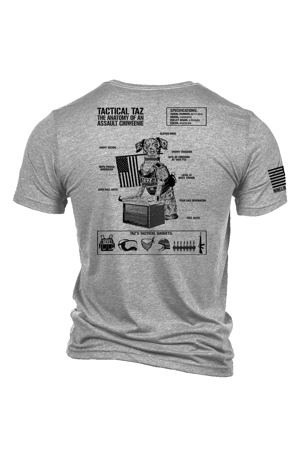 Tac Taz - T-Shirt sold by Nine Line