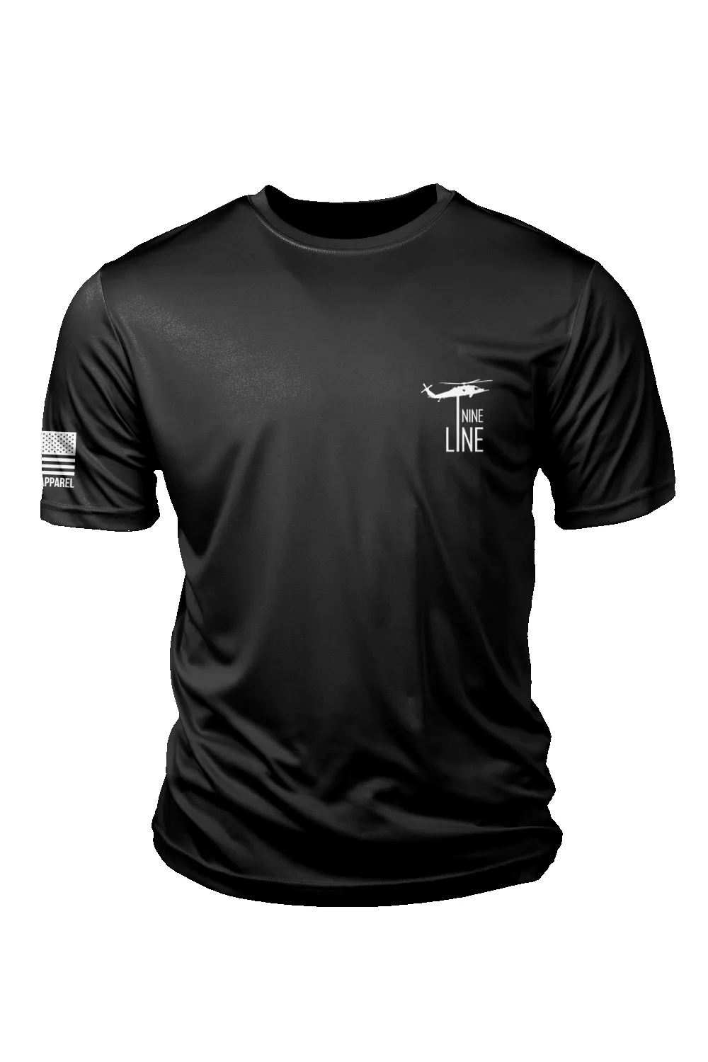 Moisture Wicking T-Shirt - American Flag Schematic sold by Nine Line product image thumbnail 2