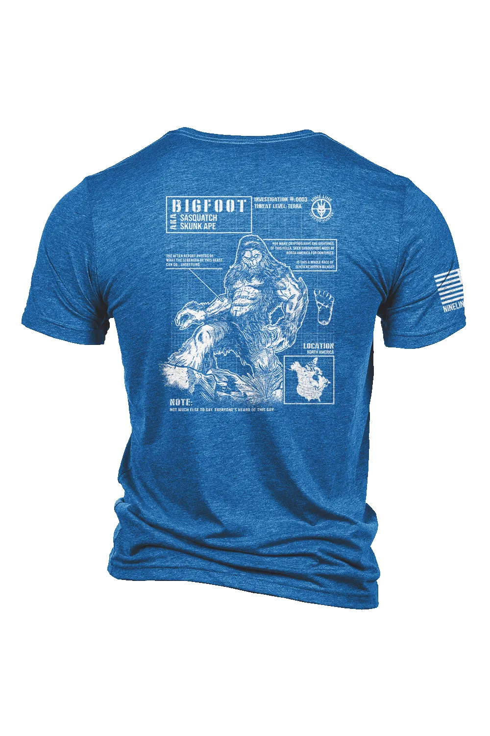 Bigfoot (NLA Cryptid Hunters) - T-Shirt sold by Nine Line