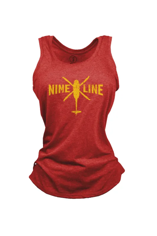 Women's Racerback Tank - Nine Line Helo sold by Nine Line