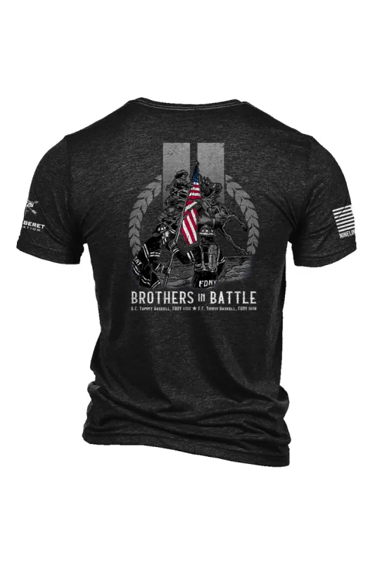 Green Beret Foundation - Brothers in Battle - Men's T-Shirt sold by Nine Line