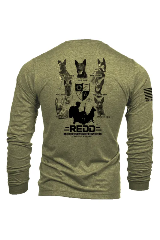 Project K-9 Hero - Remember Every Dog Deployed - Long-Sleeve Shirt sold by Nine Line